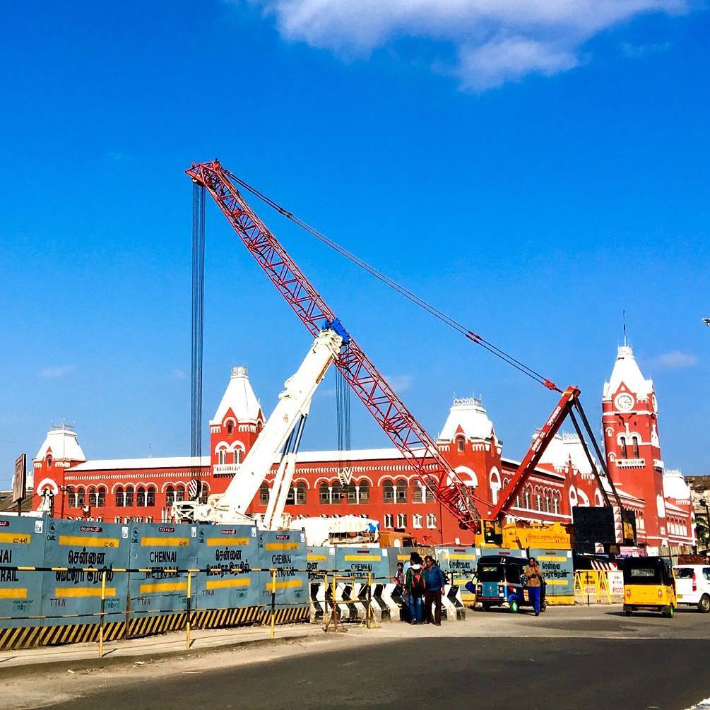 Telescopic crane rental services in chennai